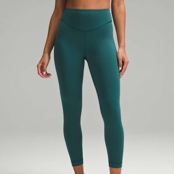lululemon Wunder Under SmoothCover High-Rise Tight Storm Teal Size 14 - Picture 4 of 5